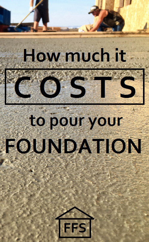 How much it costs to pour your foundation. 4,000 square foot house with attached garage and wrap around deck. How to build your own house