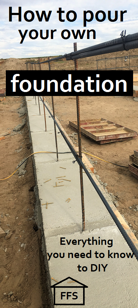 How to pour your own cement foundation when you have no idea what you are doing. great instructions for a total beginner. 