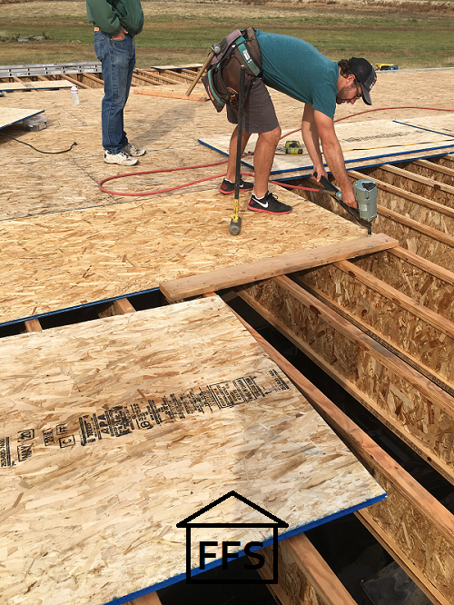 How to build your own house. Floor framing