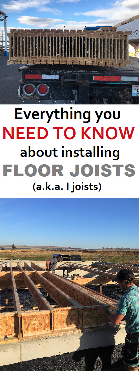 great info and easy to understand. all about how to install your own floor joists. How to build your own house from the ground up. 