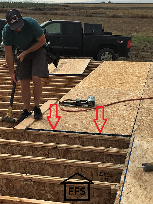 How to install your own sub floor. How to build your own house. 