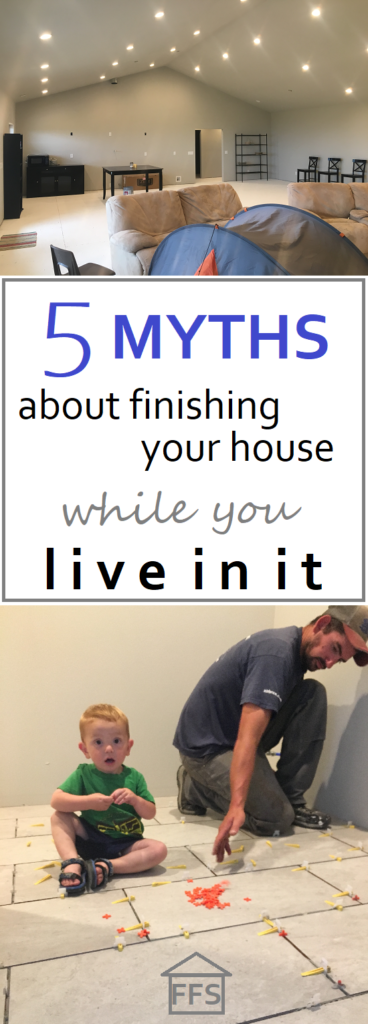 Living in a house while you finish it. Build your own house. DIY. 5 myths about living in an unfinished house