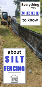 everything you need to know about silt fencing. How to build your own house. Owner building, saving money, DIY